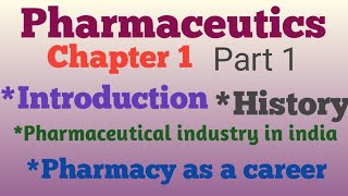 Pharmaceuticschapter 1 part 1D Pharma 1st year Hindi Notes [upl. by Aric]