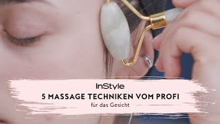 Straffe Haut durch Gesichtsmassage 5 Techniken [upl. by Roath]