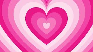 Pink Heart Background Screensaver Loop 1 Hour 1080p HD [upl. by Anaila278]