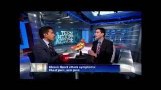 Spontaneous Coronary Artery Dissection SCAD Dr Jason S Reingold MD on CNN [upl. by Ardnoyek]