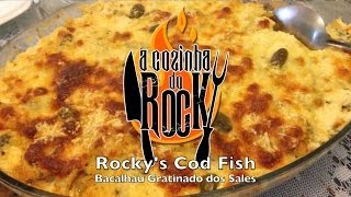 Bacalhau Gratinado  A Cozinha do Rocky [upl. by Bucher]