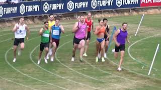 400m Stawell Family Central Park Frontmarkers Handicap Stawell Athletic Club Victoria 18042022 [upl. by Bigford643]