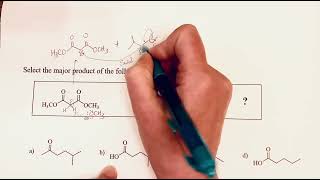 Malonic Ester synthesis example [upl. by Riocard]