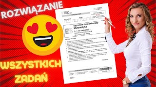 🔥 ODPOWIEDZI Rozwiązania egzamin ósmoklasisty matematyka 25 maja 2022 [upl. by Assir336]