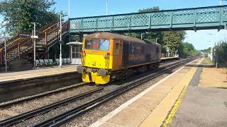 73213 ‘Rhodalyn‘ 0S93 Horsham Up TC to Tonbridge West Yard Gbrf  Salfords Surrey 13th Sept 2024 [upl. by Karb]