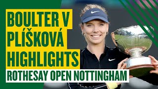 Boulter Is Champion Again  Highlights  Boulter v Plíšková  Rothesay Open Nottingham  LTA [upl. by Yahsram300]