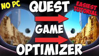 How to install Quest Game Optimizer  NO PC  EASIEST TUTORIAL [upl. by Vudimir63]