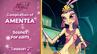 Winx Club  Princess Amentia S2 Scenes for edits [upl. by Salvay]