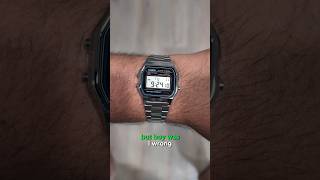 Casio A158  I was wrong about this watch watch watches vintage [upl. by Nadual]