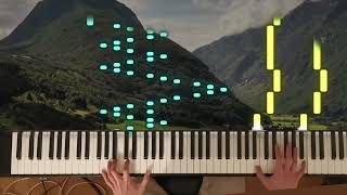 Cornfield Chase  Dorian Marko  Tik Tok  Piano Synthesia Tutorial [upl. by Hadihsar]