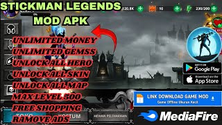 Stickman Legends Mod Menu Apk v704 Terbaru 2024  Unlimited Money amp Unlock All Characters [upl. by Roseann]