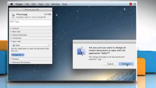 How to change default application to open all files in Mac® OS X™ Tutorial [upl. by Veronique]