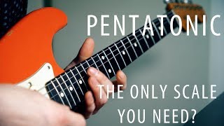 How to Play over Chords ONLY USING THE PENTATONIC scale [upl. by Whitcher]