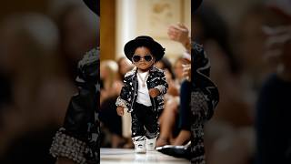 Michael Jackson style fashion show🤩 cutebaby kidsfashionshow kidsfashionevent babyshow viral [upl. by Akire138]