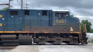 CSX D711 at LSRC McGrew Yard [upl. by Jimmy]