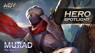 Murad  Hero Spotlight Garena AOV Arena Of Valor [upl. by Everrs]