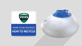 How to Recycle Your Vicks Vaporizer Tank in 4 Steps [upl. by Araek984]