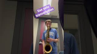 Larry McKenna solo transcription 🎷 [upl. by Cirillo884]