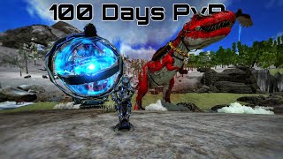 I Survived 100 Days PvP Ark Mobile  Upgraiding Base  Raiding [upl. by Florina]