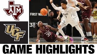 13 Texas AampM vs UCF Highlights  NCAA Mens Basketball  2024 College Basketball [upl. by Naik]