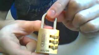 ABUS 16530 Combination Padlock Picked [upl. by Scherman711]