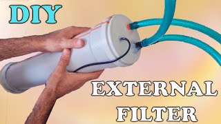 DIY Canister External FilterSump For Fish Tank [upl. by Carmina992]