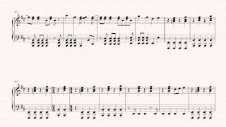 Piano  Helicopter  Bloc Party  Sheet Music Chords amp Vocals [upl. by Taite]