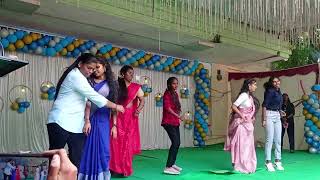 Freshers party dance performance gdcw begumpet students in College [upl. by Naiviv]