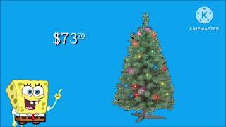 Menards commercial with Spongebob 4 quotGive your home decorated for Christmasquot [upl. by Yendis]