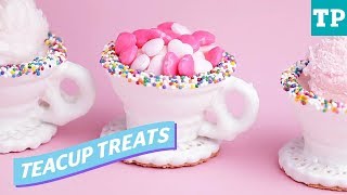 Tea party How to make edible teacups  Eats  Treats [upl. by Annelg837]