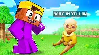 ich adoptiere BABY IN YELLOW in Minecraft [upl. by Osei]