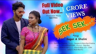 SEK SEK FULL VIDEO  SAGUN SINGAL HANSDAH AND SHALINI MURMU  NEW SANTALI VIDEO SONG 2021 – 2022 [upl. by Waiter]