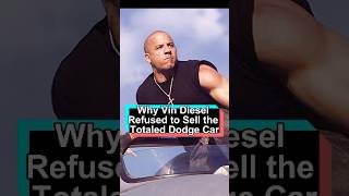 Why did Vin Diesel refuse to sell his totaled Dodge car after the accidentforyou celebrity fyp [upl. by Oinolopa245]