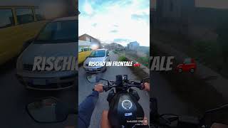 Rischio frontale in moto in una strada provinciale a Messna [upl. by Aisereht]