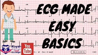 Cardiology ECG  how to read ECG  EKG basics step by step guide [upl. by Longwood]