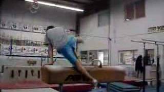 jz pommels pommel horse flair handstand [upl. by Enaitsirhc216]