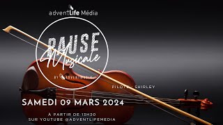 pause musicale du 09 mars 2024 pilote shirley [upl. by Nnylhsa]