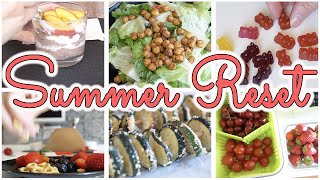 SUMMER RESET  ALIMENTAZIONE SANA E ORGANIZZAZIONE  Giuly T [upl. by Won]