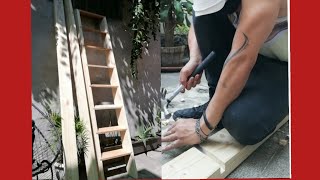 Cómo hacer una ESCALERA de MADERA para casa 🏠 fácil y🚀diseño para interior y exterior [upl. by Tannenbaum838]