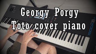 TOTOGEORGY PORGY COVER PIANO YAMAHA MODX8 [upl. by Waylin]