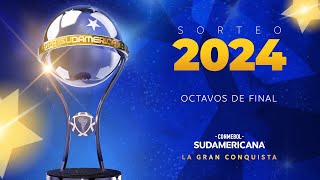 EN VIVO  SORTEO  OCTAVOS DE FINAL DE LA CONMEBOL SUDAMERICANA 2024 [upl. by Akemihs88]