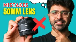 Dont Make These MISTAKES with 50mm f18 Lens in Hindi [upl. by Ttik]