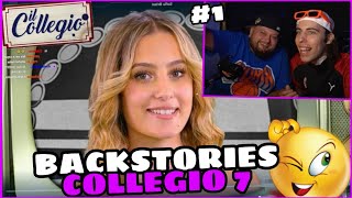 REACTION ALLE BACKSTORIES DEL COLLEGIO 7😂 con Rubino 1 [upl. by Lanuk]