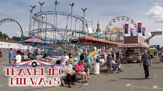 TRAVELING MIDWAYS VLOG DEGGELLER ATTRACTIONS  Maryland State Fair 2017 Timonium MD [upl. by Assena373]