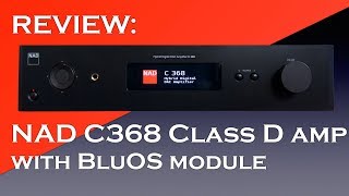 NAD C368 BluOS streaming dacamplifier [upl. by Anuat]