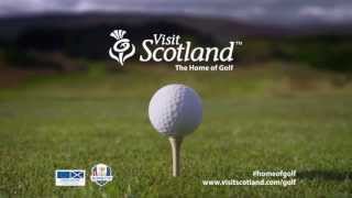 TV Advert  VisitScotland the home of The 2014 Ryder Cup [upl. by Girhiny394]