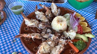 Desde Playa Novillero todo esto comimos en Restaurant El Calamar no cabe duda Nayarit es único [upl. by Atniuqal]