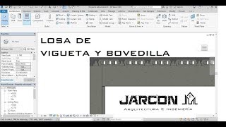 Losa de vigueta y bovedilla  Tutorial Revit 2018 [upl. by Ahtaela]