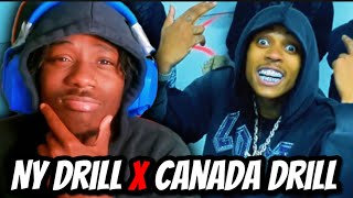 Canada Drill x NY Drill Casper TNG amp Dthang  Computers REACTION [upl. by Lyrrad]