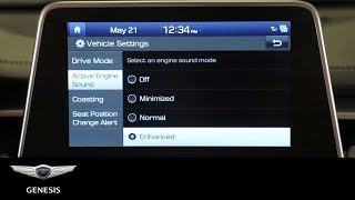 Vehicle Settings  Genesis G70  HowTo  Genesis USA [upl. by Allecram]